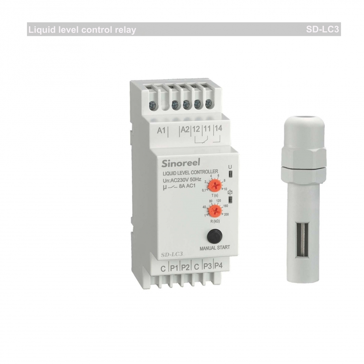 (110) Liquid level control relay SD-LC3 Sinoreel