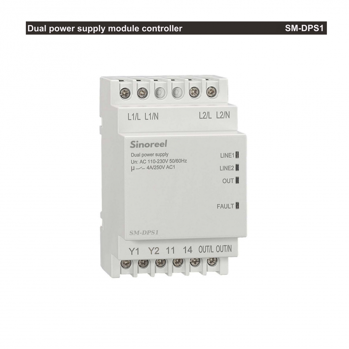 (112) Dual power supply module controller SM-DPS1 Sinoreel