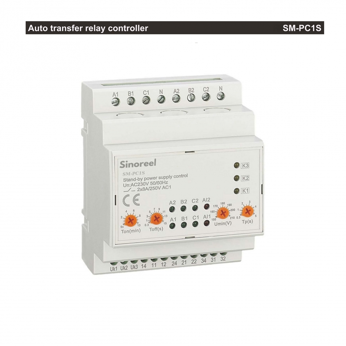 (115) Auto transfer relay controller SM-PC1S Sinoreel