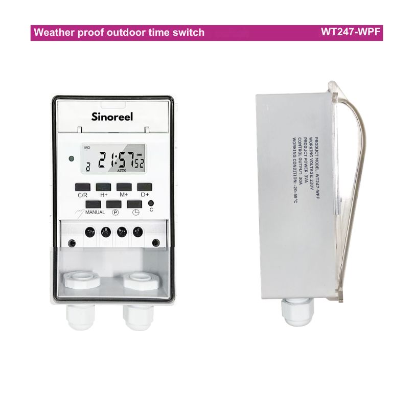 (123) Weather proof timeswitch WT247-WPF Sinoreel