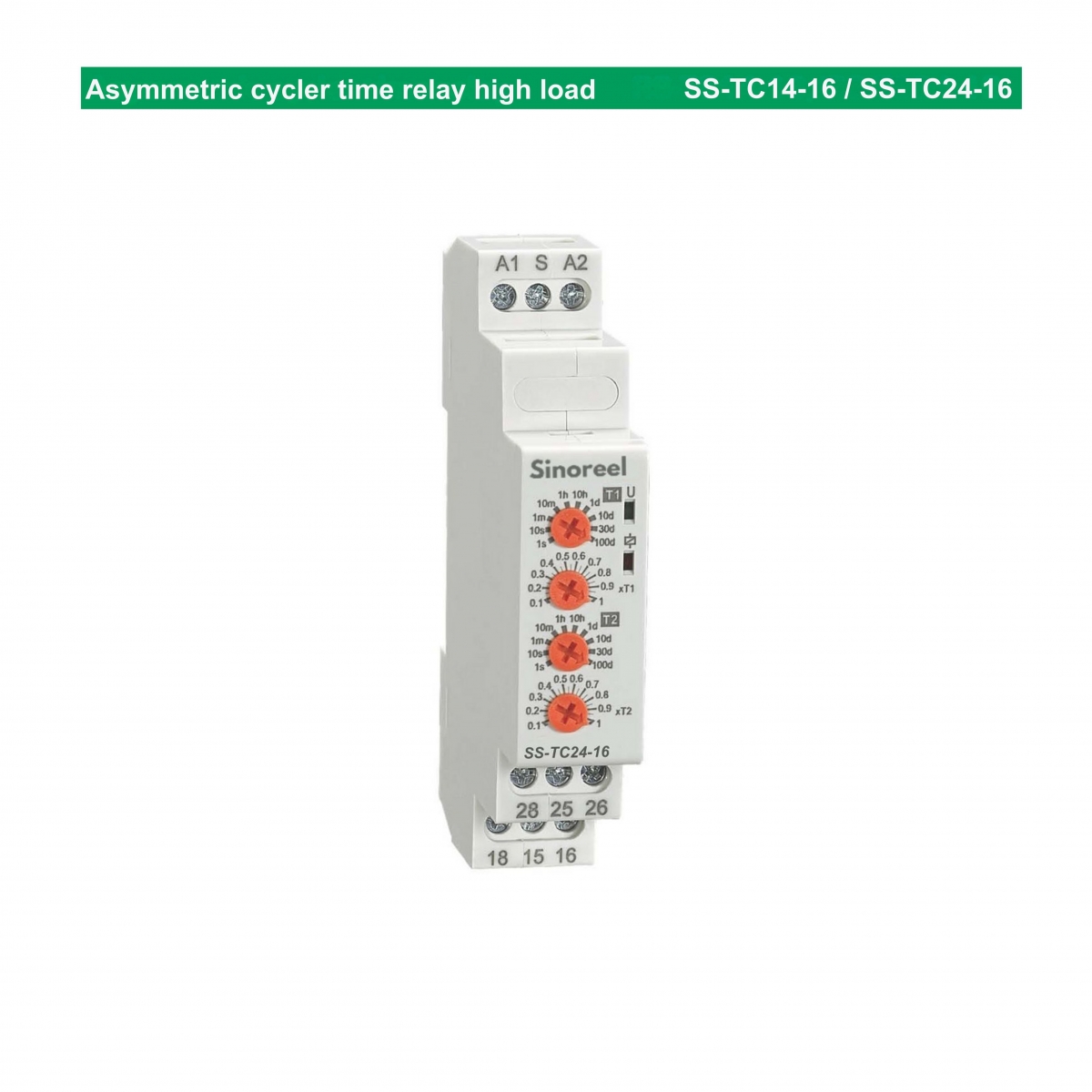(020) Asymmetric cycler time relay high load SS-TC14-16 SS-TC24-16 sinoreel