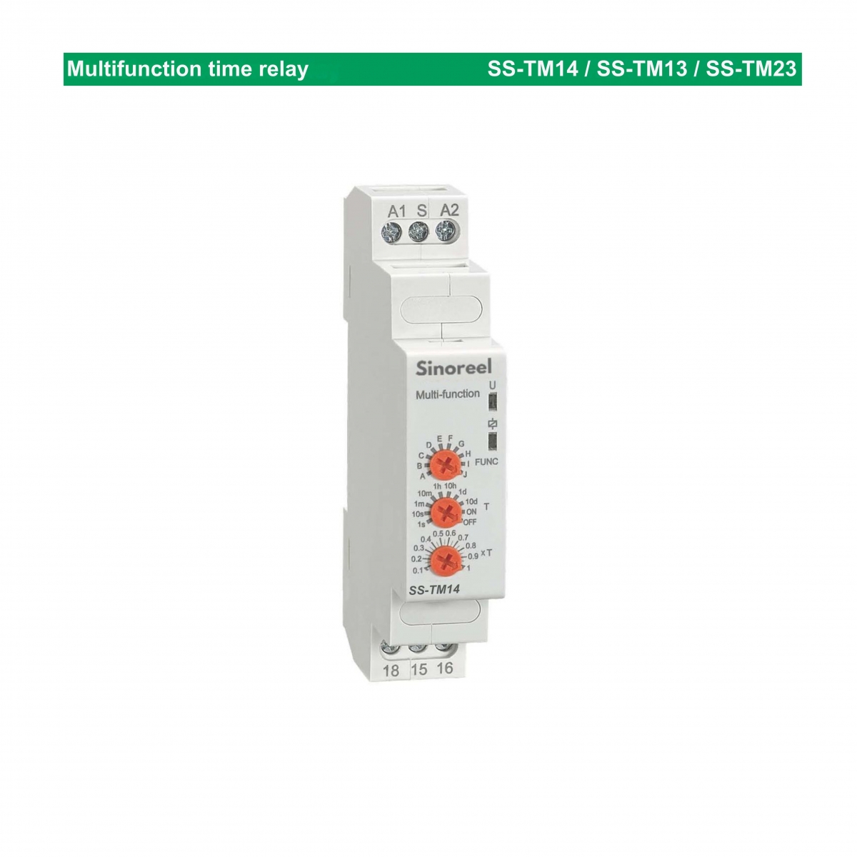 (029) Multifunction time relay SS-TM14 SS-TM13 SS-TM23 Sinoreel