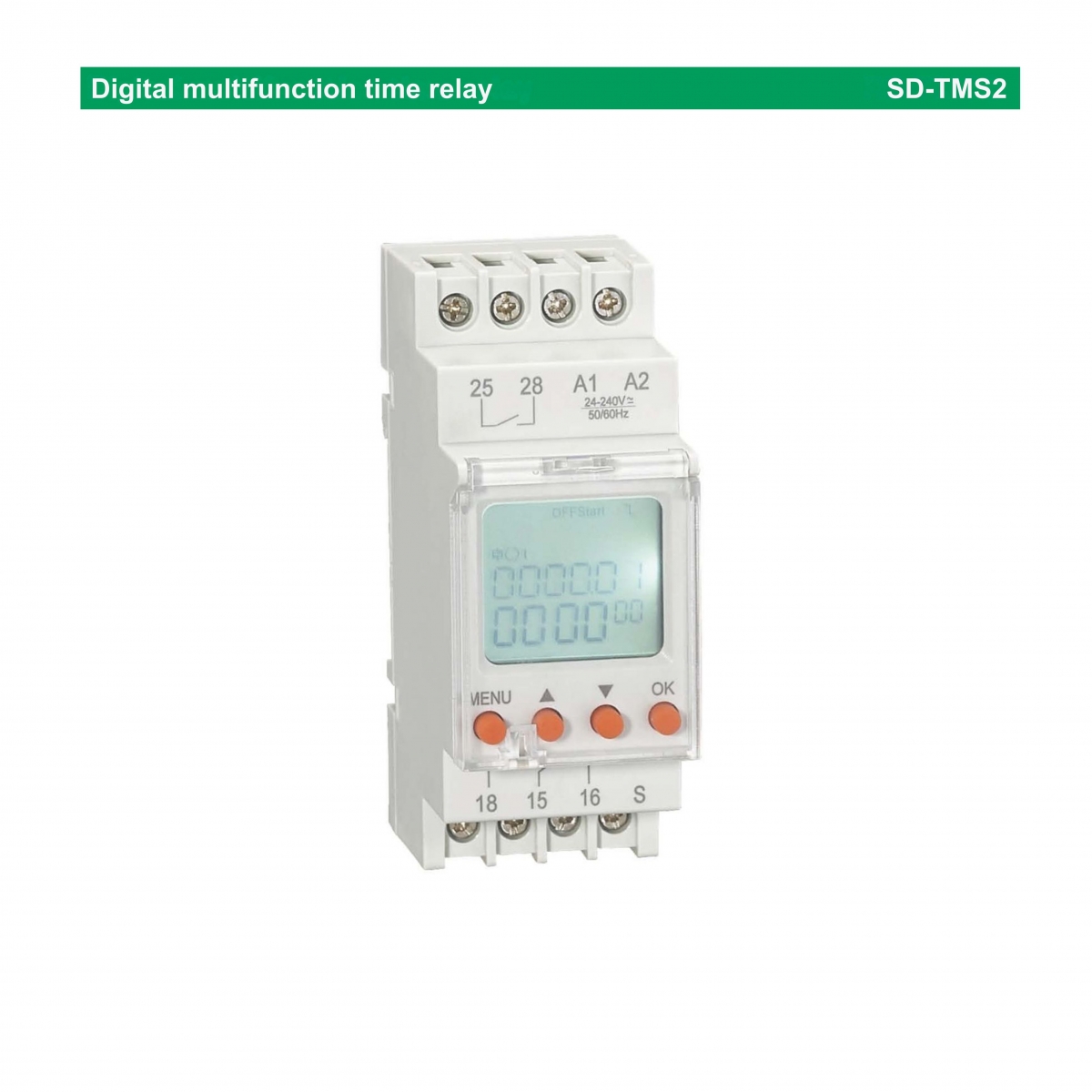 (036) Digital multifunction time relay SD-TMS2 Sinoreel