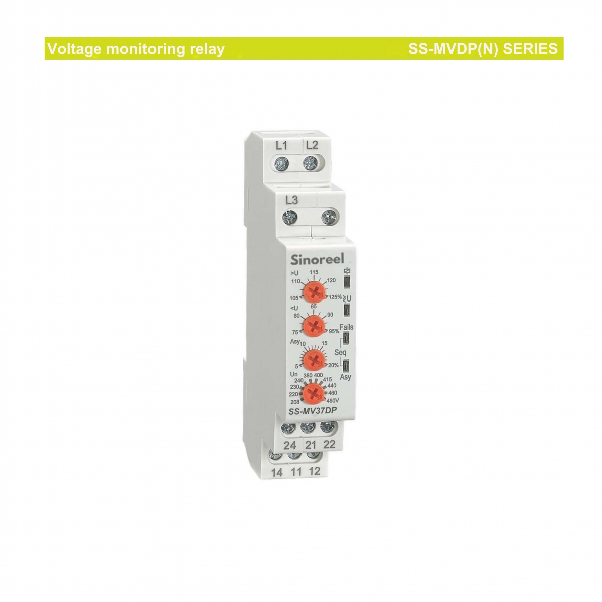 (084) Voltage monitoring relay SS-MVDP(N) SERIES Sinoreel