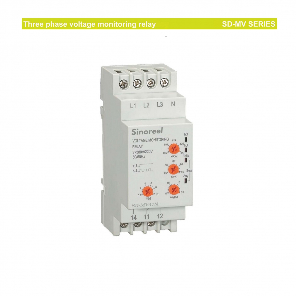 (088) Three phase voltage monitoring relay SD-MV SERIES Sinoreel
